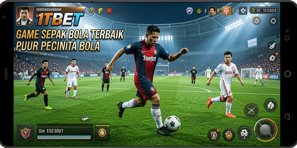Gambaran gameplay seru dalam permainan sepak bola 11TBET.