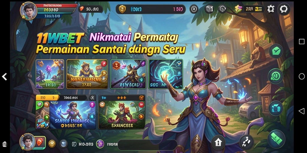 Screenshot gameplay 11WBET yang menunjukkan keseruan bermain.