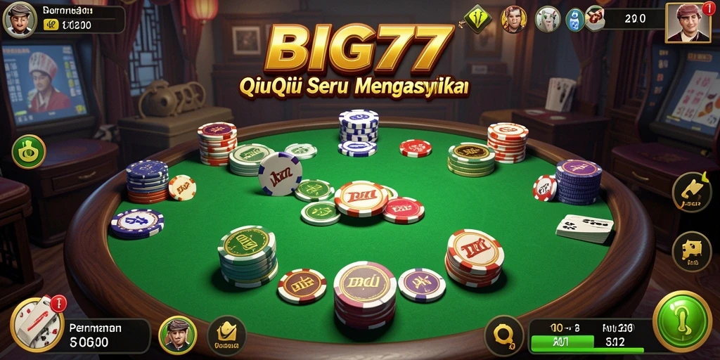 Tampilan gameplay QiuQiu yang menarik dan kompetitif.