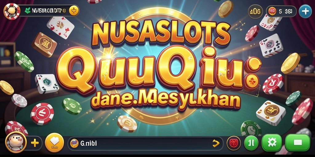 Screenshot gameplay NUSASLOTS dengan suasana permainan QiuQiu.