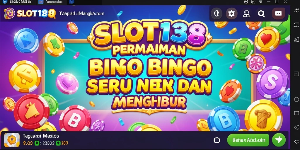 Tampilan gameplay SLOT138 dengan suasana bingo yang seru.