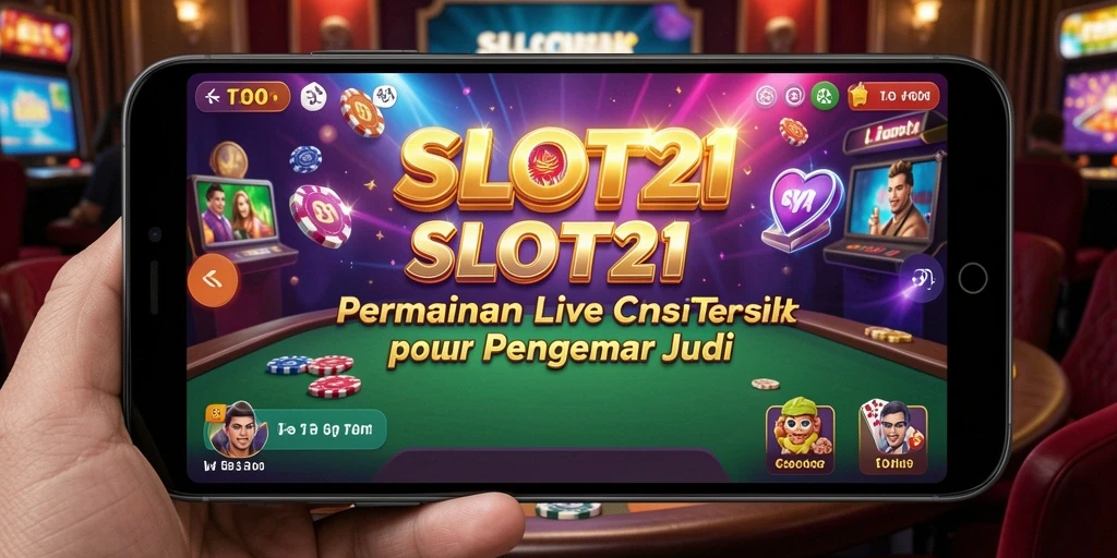 Tampilan menawan dari gameplay Live Casino di SLOT21.
