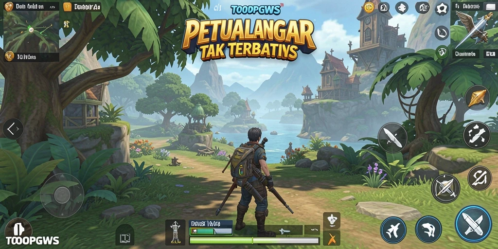 Tampilan gameplay Open World yang menakjubkan dari TOOPGWS.